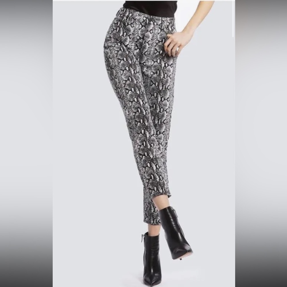 Alice & Olivia Reptile Jeans